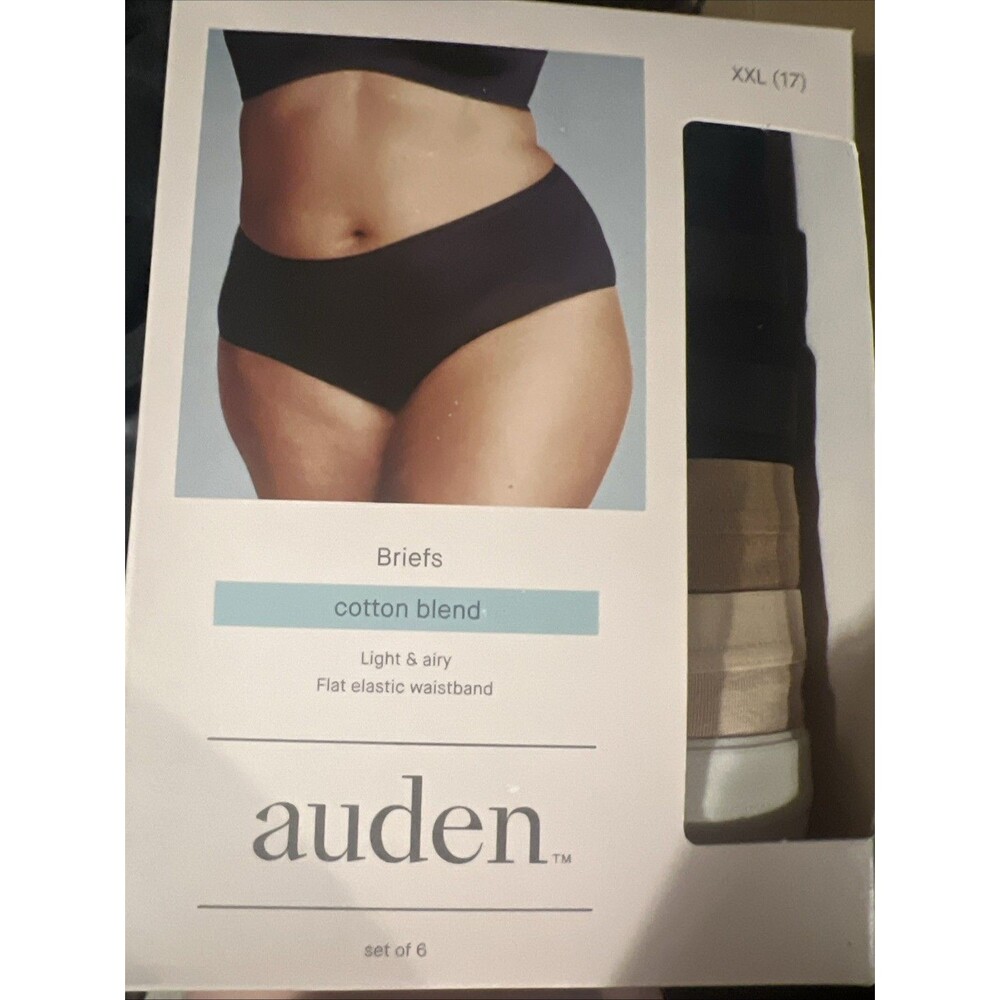 auden 6 pack Cotton Blend Briefs XXL